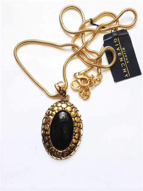 bijoux givenchy necklace|Givenchy jewelry vintage.